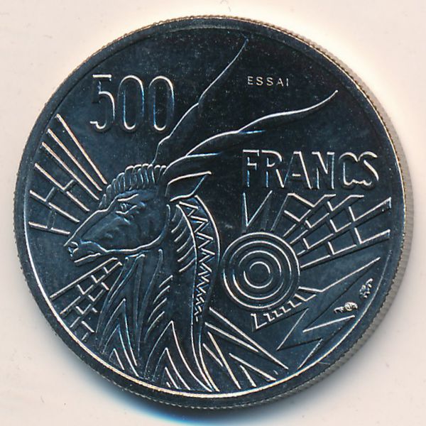 Центральная Африка, 500 франков (1976 г.)