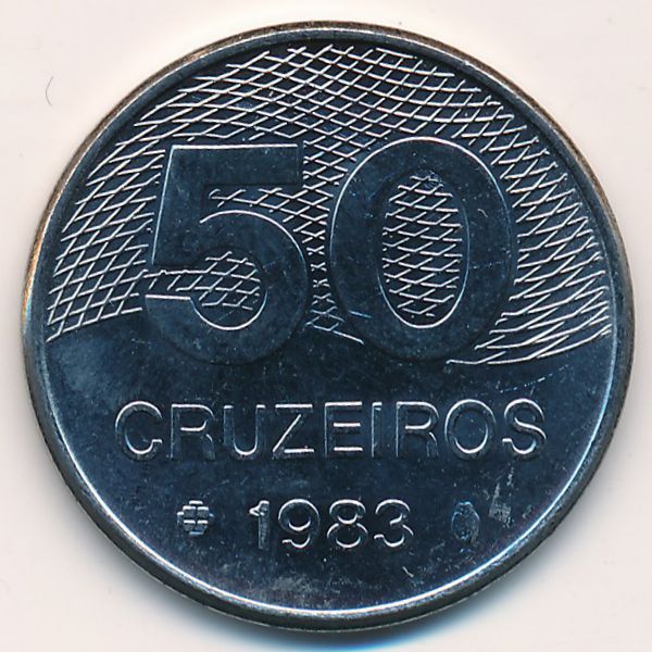 Бразилия, 50 крузейро (1983 г.)