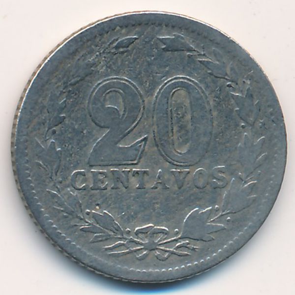Аргентина, 20 сентаво (1910 г.)