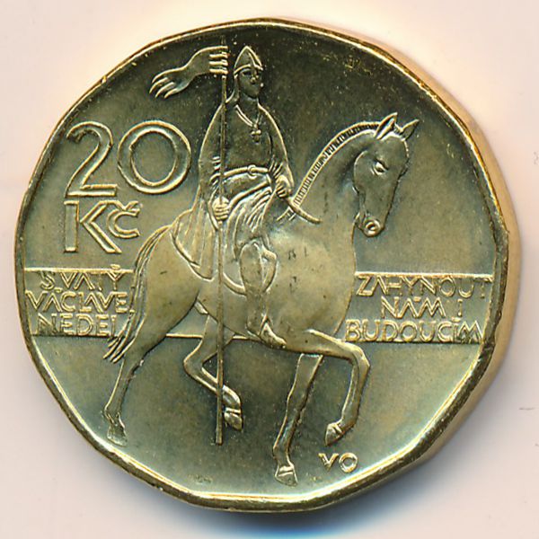 Чехия, 20 крон (2017 г.)