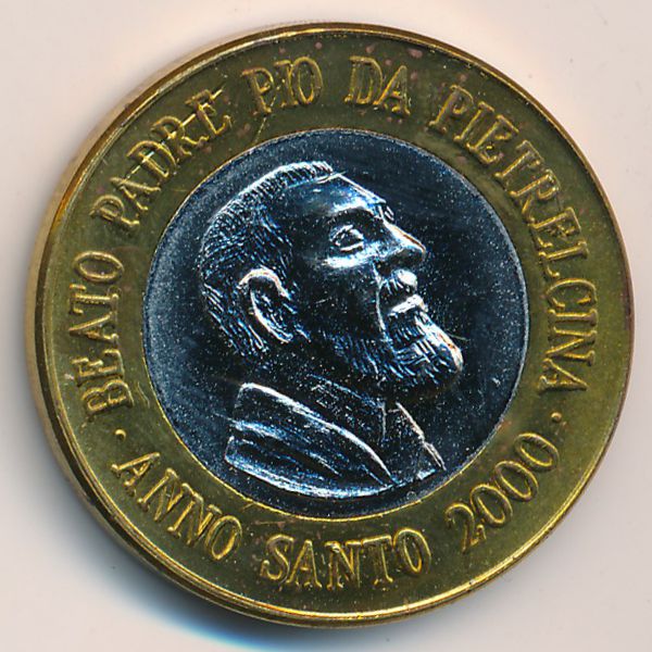 Ватикан, 1 евро (2000 г.)