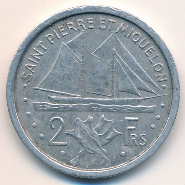 Сен-Пьер и Микелон, 2 франка (1948 г.)