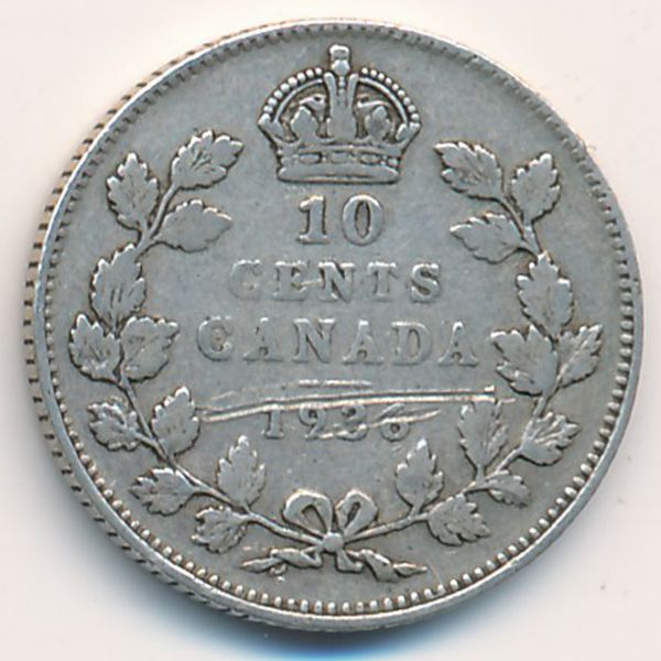 Канада, 10 центов (1936 г.)
