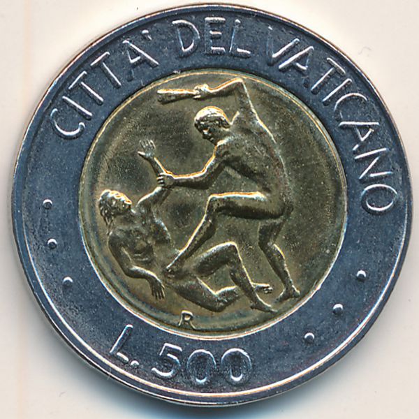 Ватикан, 500 лир (1995 г.)