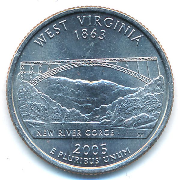 США, 1/4 доллара (2005 г.)