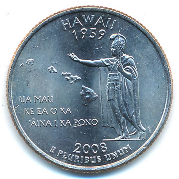 США, 1/4 доллара (2008 г.)