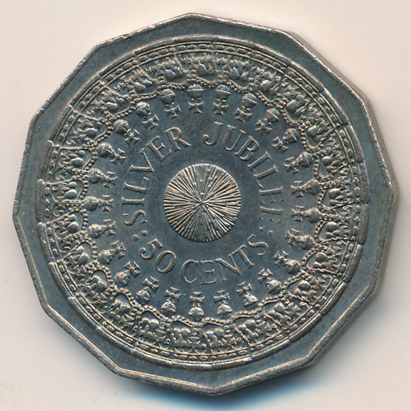 Австралия, 50 центов (1977 г.)