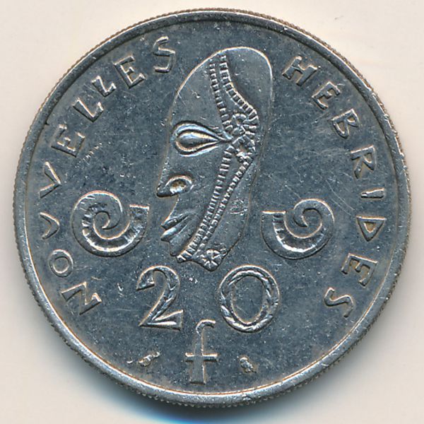 Новые Гебриды, 20 франков (1967 г.)