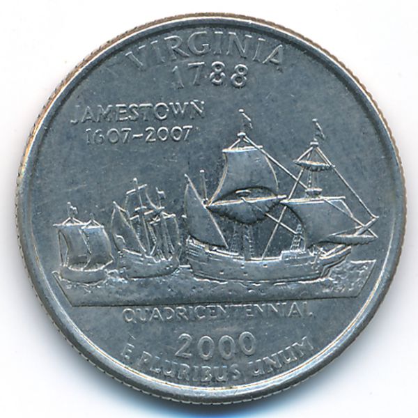 США, 1/4 доллара (2000 г.)