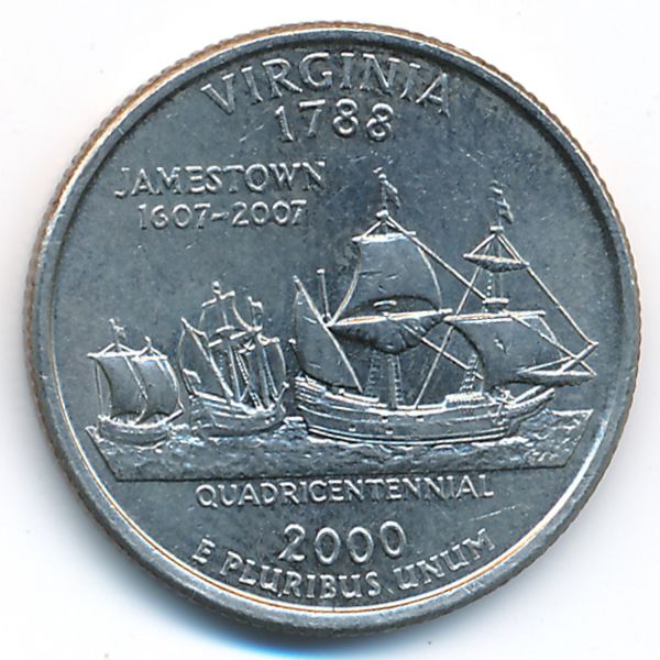 США, 1/4 доллара (2000 г.)