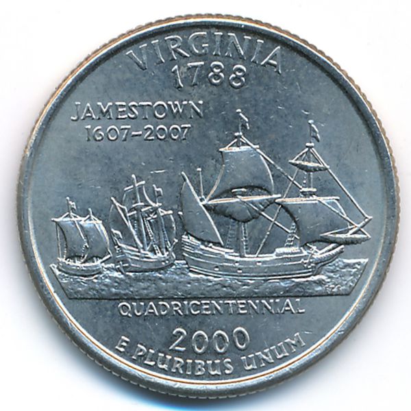 США, 1/4 доллара (2000 г.)