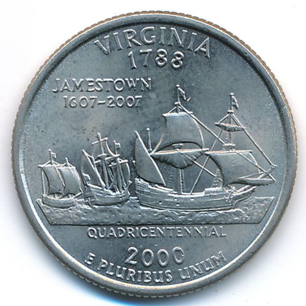 США, 1/4 доллара (2000 г.)