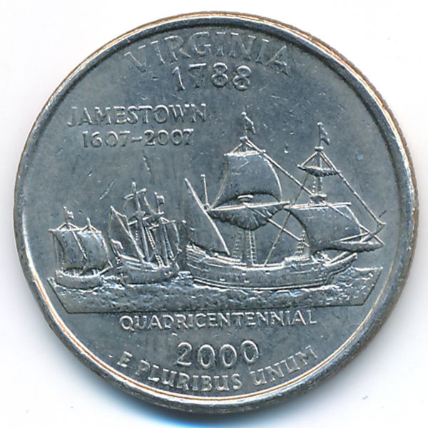 США, 1/4 доллара (2000 г.)