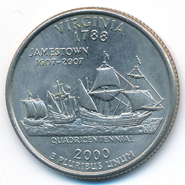 США, 1/4 доллара (2000 г.)