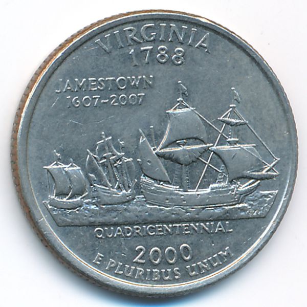 США, 1/4 доллара (2000 г.)