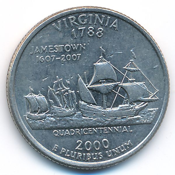 США, 1/4 доллара (2000 г.)