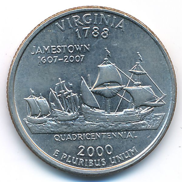 США, 1/4 доллара (2000 г.)