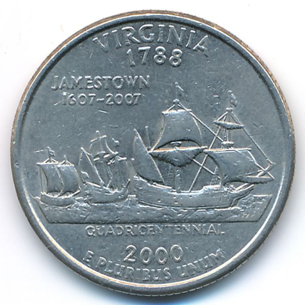 США, 1/4 доллара (2000 г.)