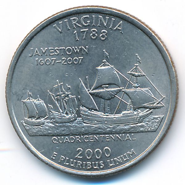 США, 1/4 доллара (2000 г.)