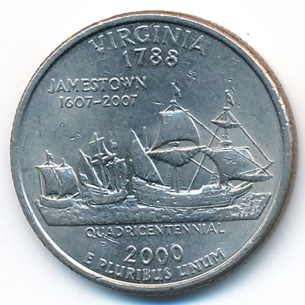 США, 1/4 доллара (2000 г.)