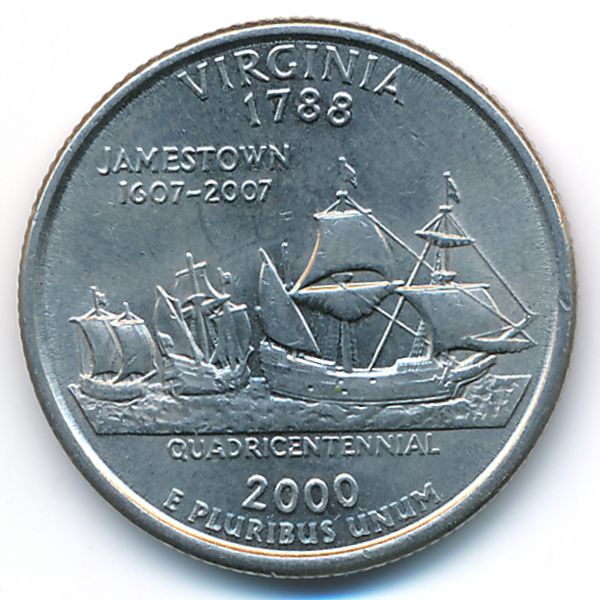 США, 1/4 доллара (2000 г.)