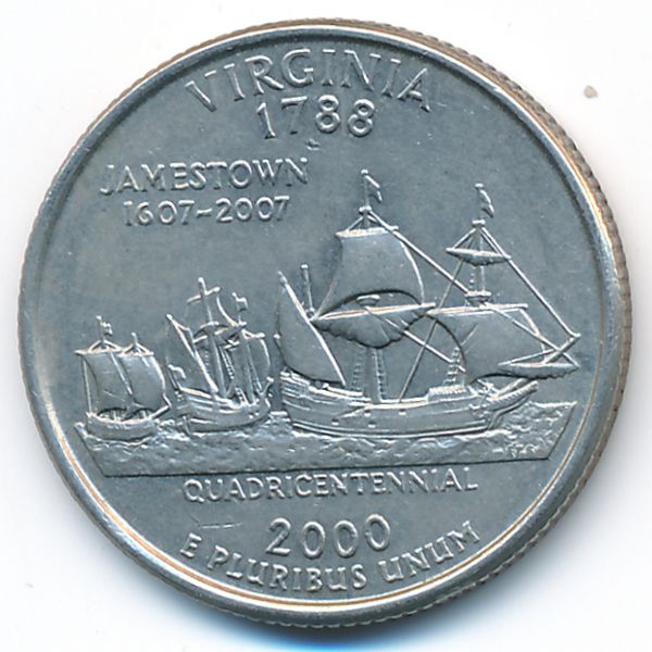 США, 1/4 доллара (2000 г.)