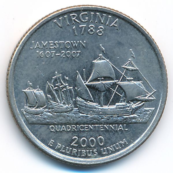 США, 1/4 доллара (2000 г.)