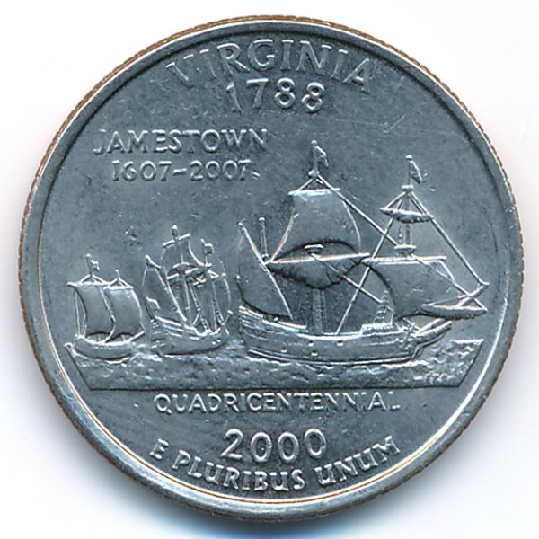 США, 1/4 доллара (2000 г.)