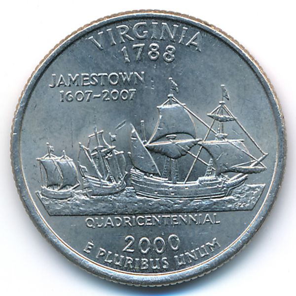 США, 1/4 доллара (2000 г.)