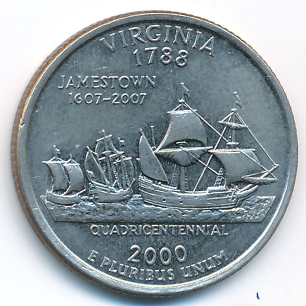 США, 1/4 доллара (2000 г.)