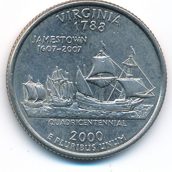США, 1/4 доллара (2000 г.)