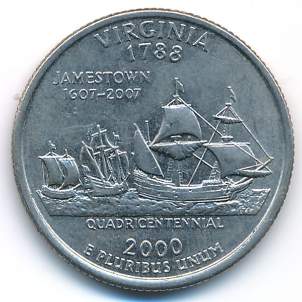 США, 1/4 доллара (2000 г.)