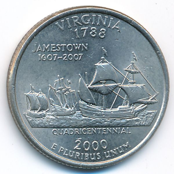 США, 1/4 доллара (2000 г.)