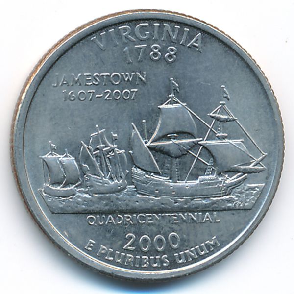 США, 1/4 доллара (2000 г.)