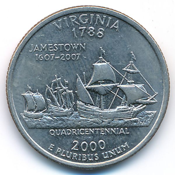 США, 1/4 доллара (2000 г.)