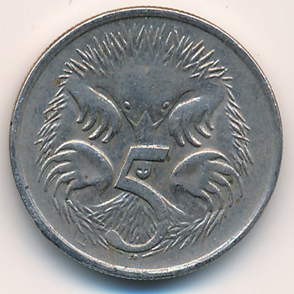 Австралия, 5 центов (1980 г.)