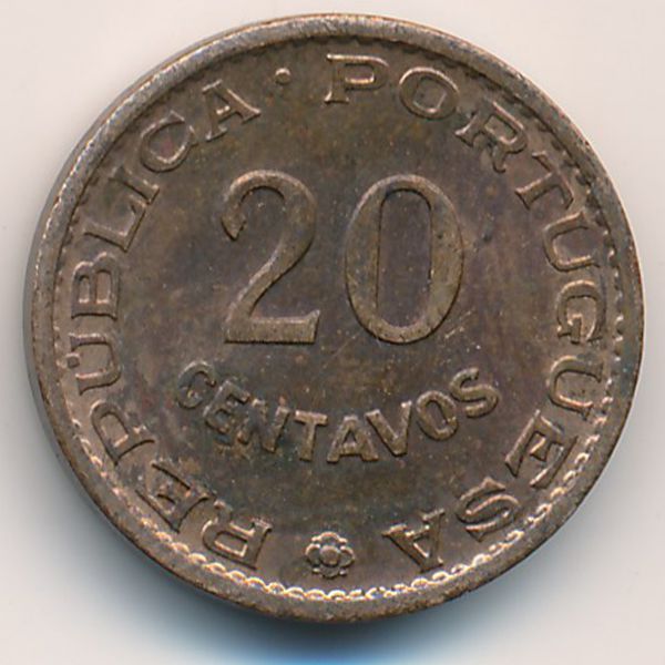 Ангола, 20 сентаво (1962 г.)