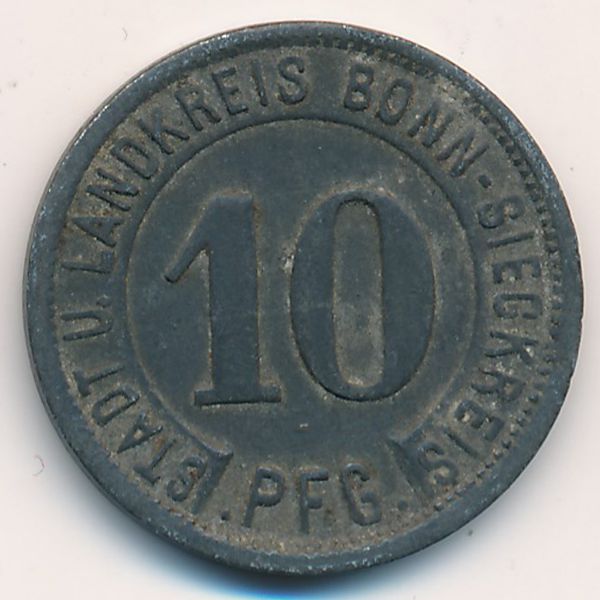 Бонн., 10 пфеннигов (1919 г.)