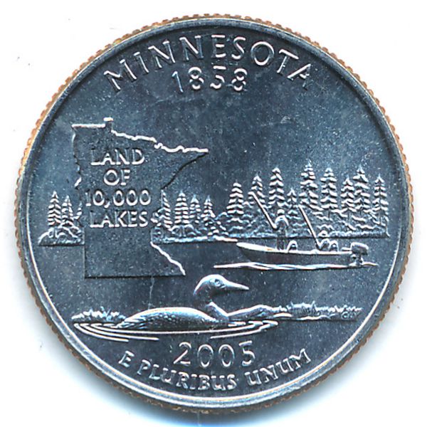 США, 1/4 доллара (2005 г.)