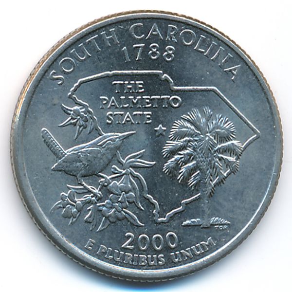 США, 1/4 доллара (2000 г.)