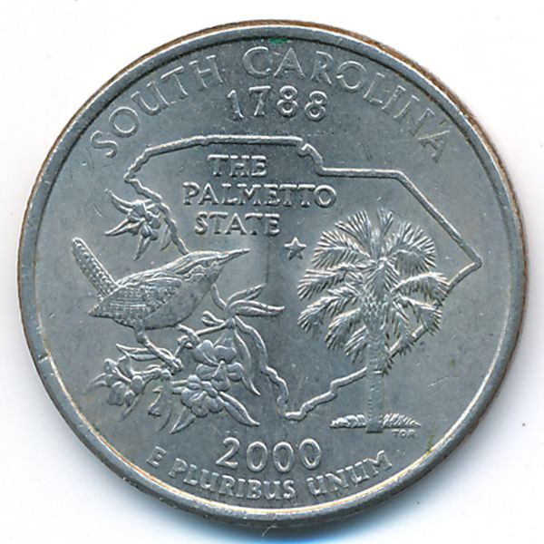 США, 1/4 доллара (2000 г.)