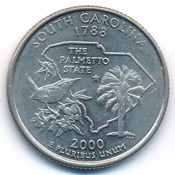 США, 1/4 доллара (2000 г.)