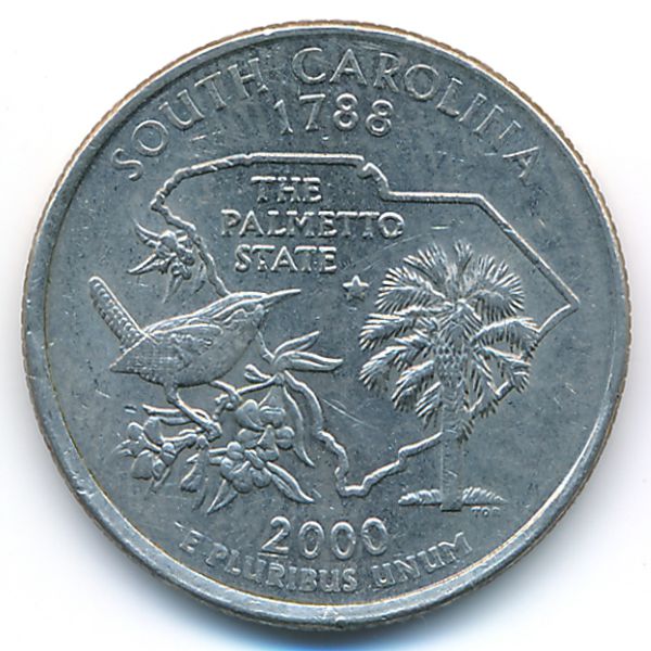 США, 1/4 доллара (2000 г.)