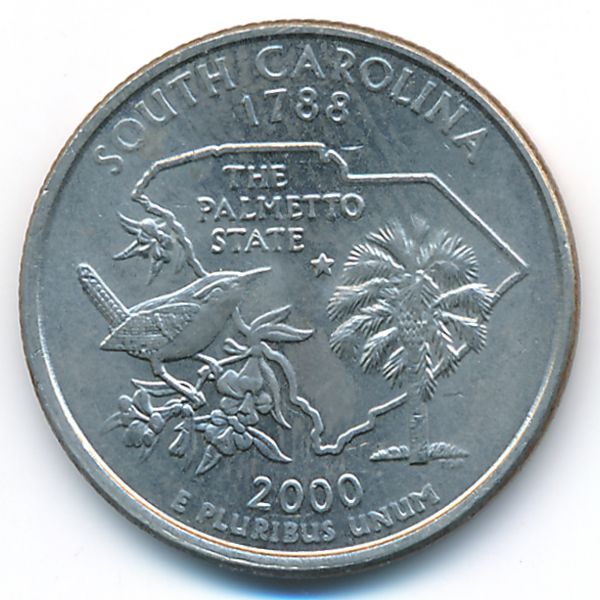 США, 1/4 доллара (2000 г.)