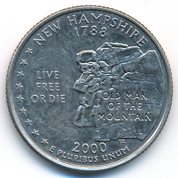 США, 1/4 доллара (2000 г.)