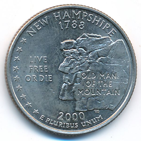 США, 1/4 доллара (2000 г.)