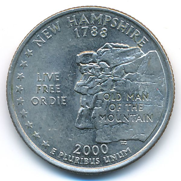 США, 1/4 доллара (2000 г.)