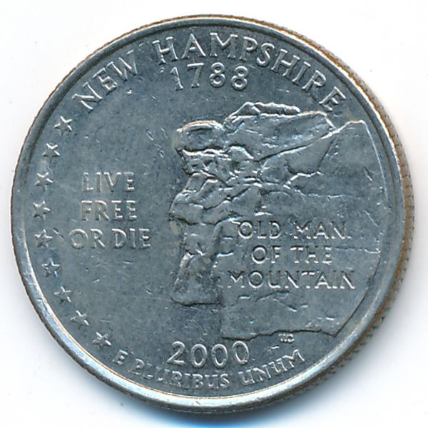 США, 1/4 доллара (2000 г.)