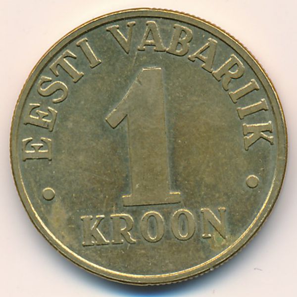 Эстония, 1 крона (2000 г.)