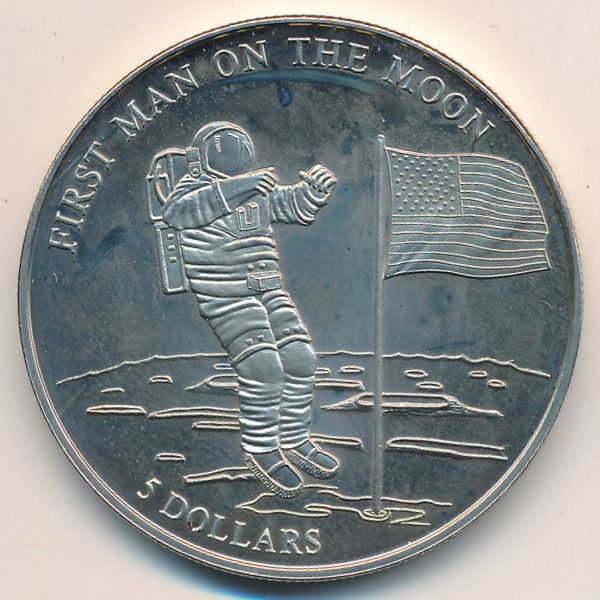 Либерия, 5 долларов (2000 г.)